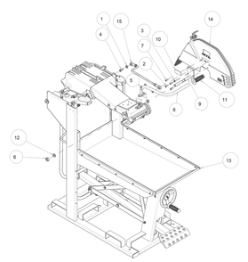 Section 04 Diagram and Parts List for MK-5007T 160641 MK Diamond Concrete Saw